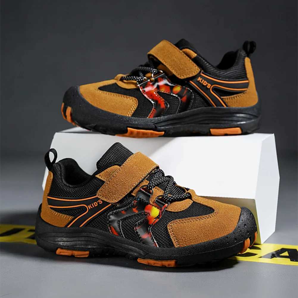 Athletic Outdoor Boys and girls sports shoes anti slip hiking shoes sports walking shoes running shoes H241223
