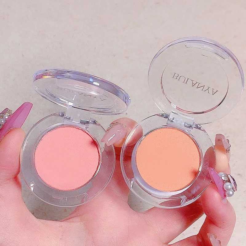 Monochrome Soft Matte B Highlighter Orange Peach Pink Natural Red Rouge Cheek Purple Blue Nude Makeup Face BrighteningXJ241225