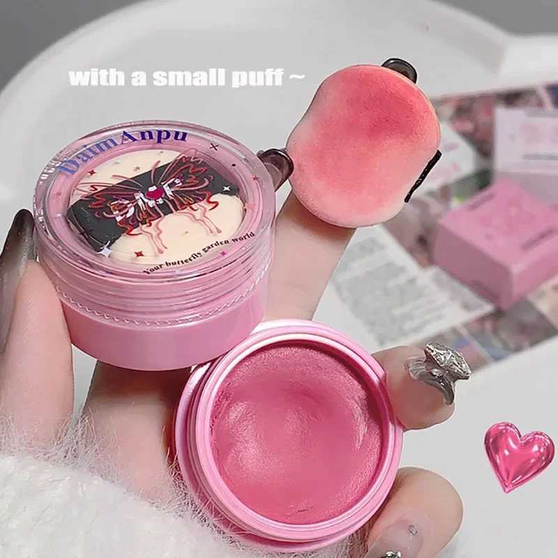 6 Colors Butterfly Girl B Cream Matte Natural Makeup B Palette Cheek Contour Ber Mud Monochrome Peach Rouge TintXJ241225