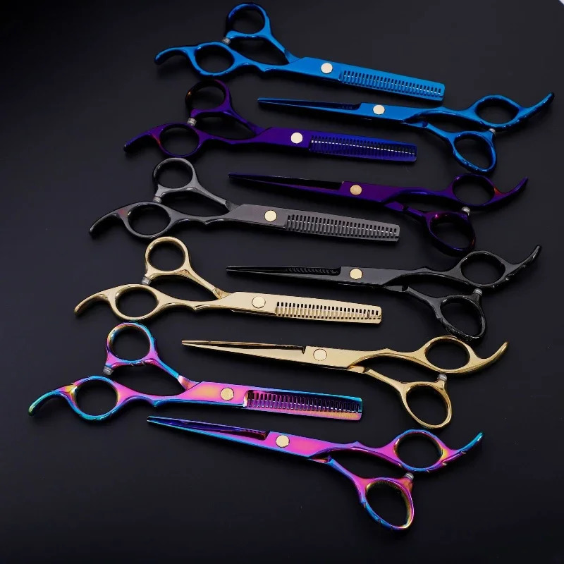 6 Inch Hair Scissors Hair Thinning Cutting Clipper Barber Scissor Hair Shears Professional Barber Hairdressing Scissors 241225