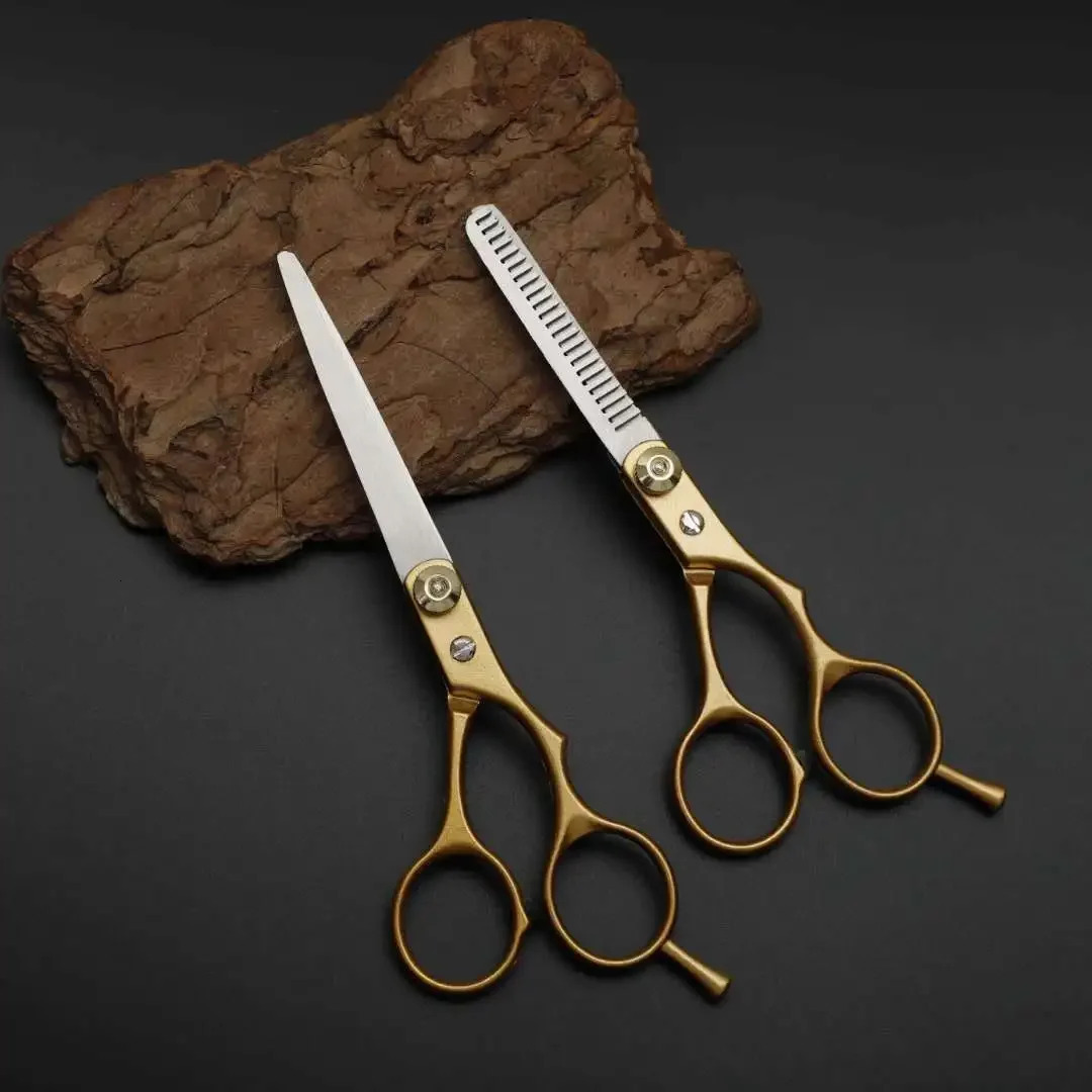 Scissors Professional Hairdressing Sissors Thinning Barber Scissor Set Hair CuttingScissors Steel Supplies 241225