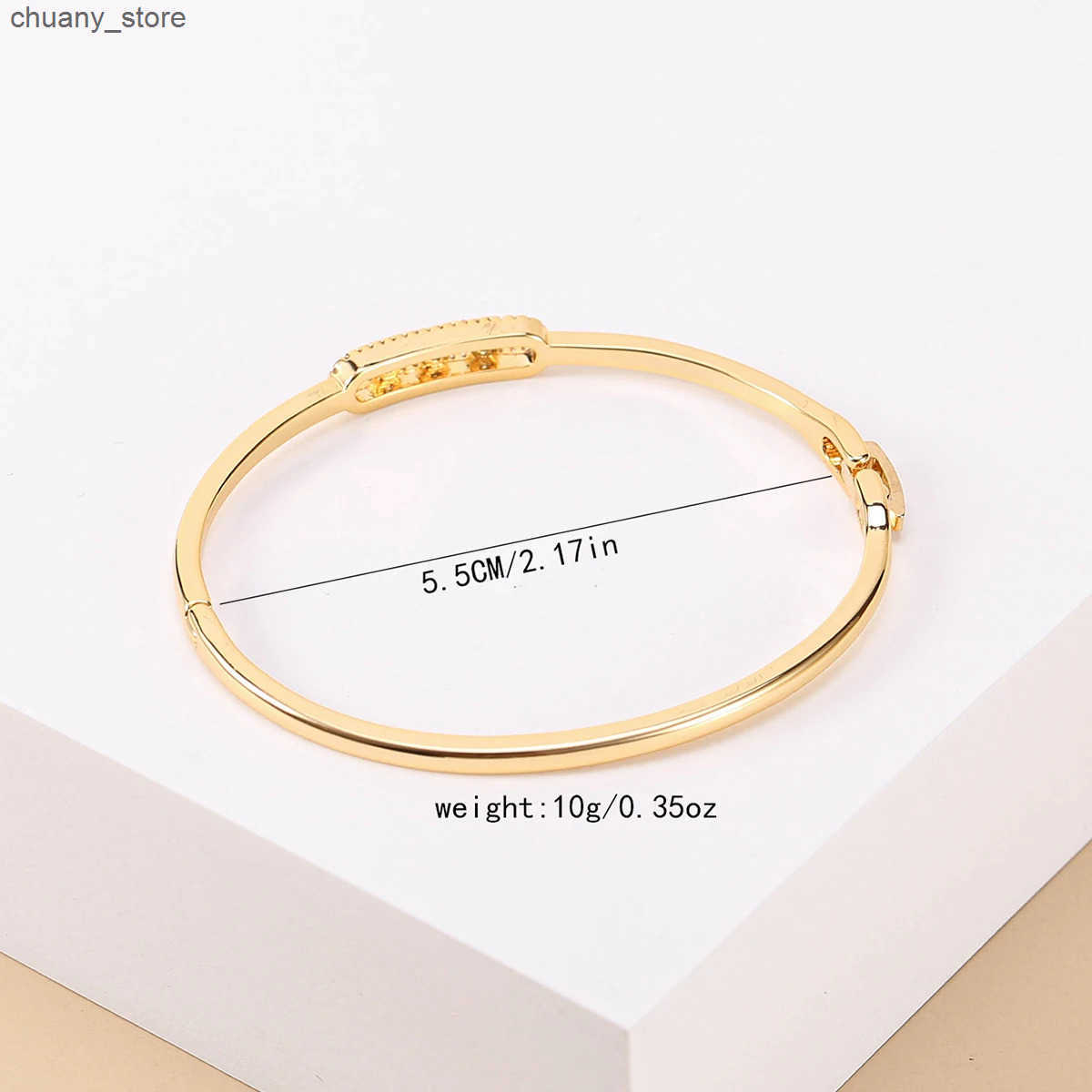 Chain Beaut Berry Luxurious 18k Gold Plated for Women and Men Style Copper Zircon Bangle 2-color for Wife and Friends Gifts L240910