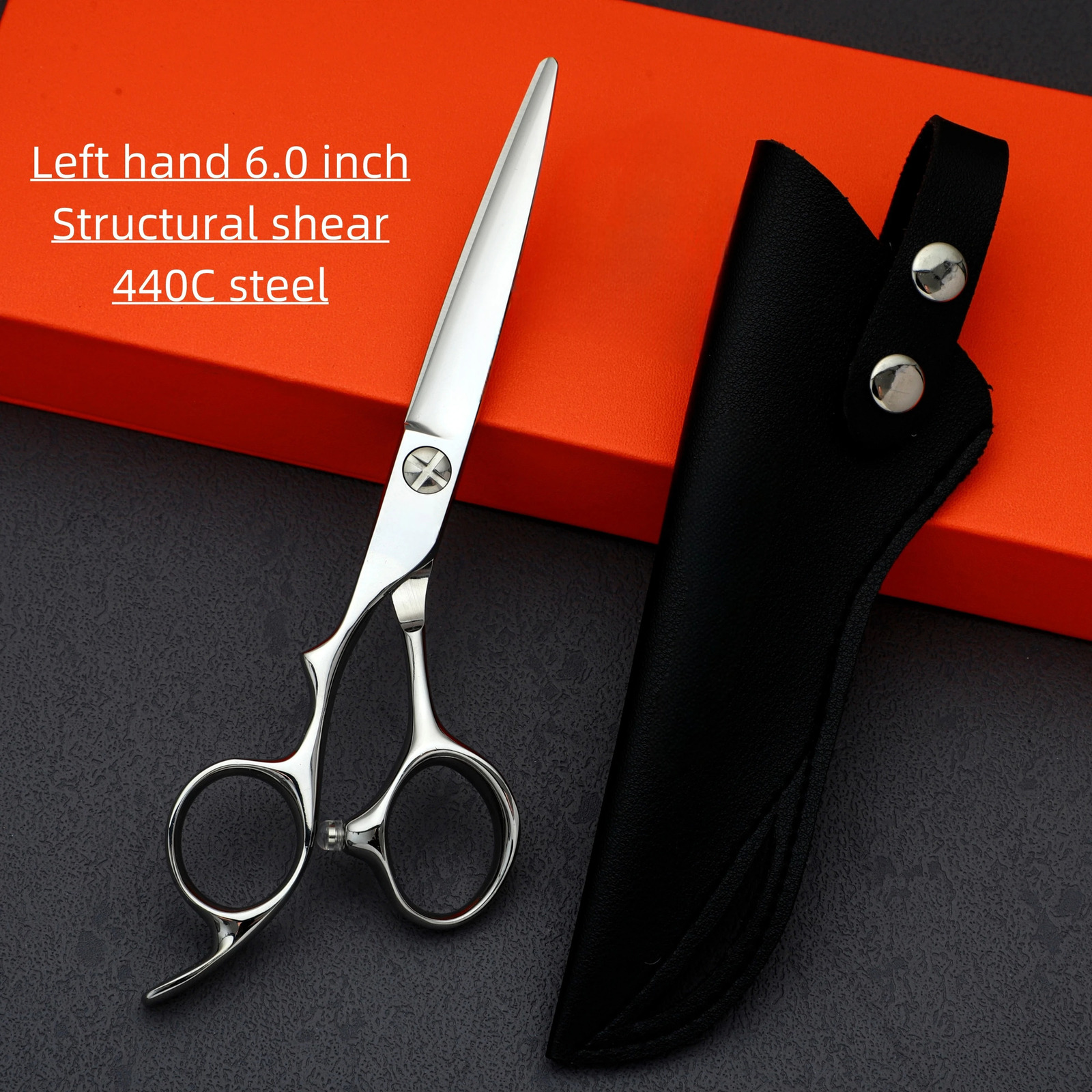 Left hand sissors Professional hairdressing scissors 440c steel hair cutting tools 6.0-6.5-6.8 inches barbershop accessories 241225
