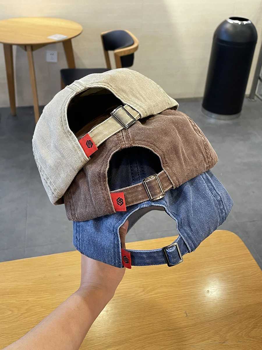Spring new retro Tattered jeans baseball cap suitable for hip-hop street couples with toe caps W241225