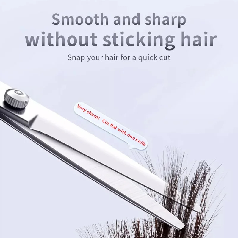Stainless steel barber scissors professional mens barber set scissors salon cut home barber mens hair kit hair tools 241225