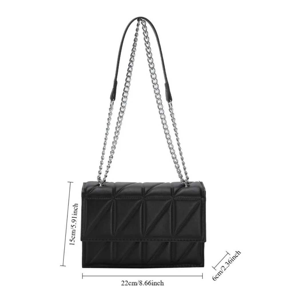 Designer Fi Women Shoulder Bag Ladies PU Leather Handle Handbags Chain Strap Crossbody Bags for WomenXJ241225