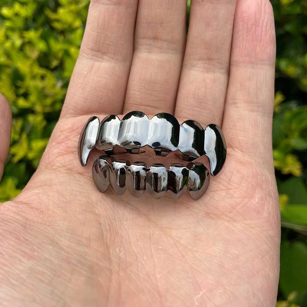 RACHELZ Hip Hop 6/6 Fangs Tooth Cs For Women Men Punk Teeth Grillz Rper Jewelry Gift Dental GrillXJ241225