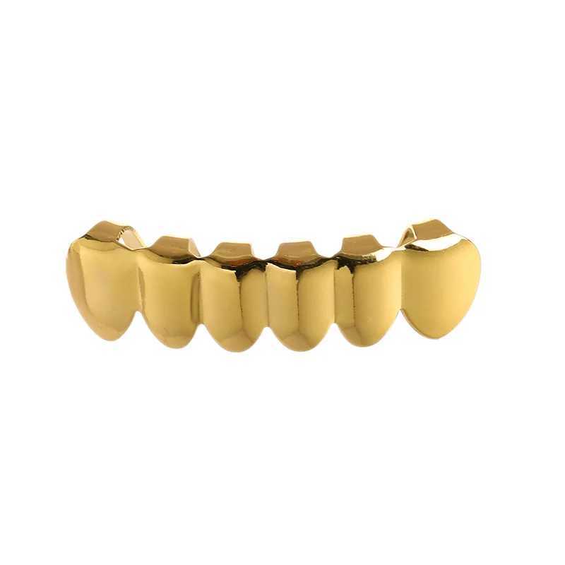 Hip Hop CZ Teeth Grillz Fashion Rhinestones Gold Silver Color Removable Dental Grills Teeth Punk Teeth Cs Jewelry GiftXJ241225