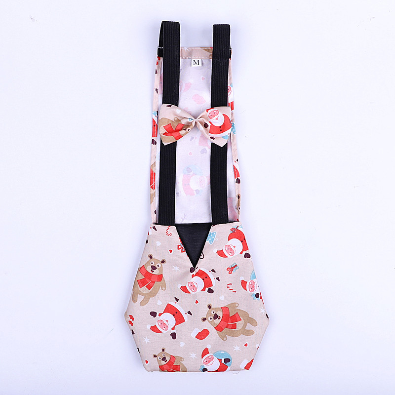 1PCS/S M L Pet Clothing Cole Duck Cute Diaper Chicken Duck Goose Diaper Elastic Strap Velcro Bow Decorative Pet Accessories