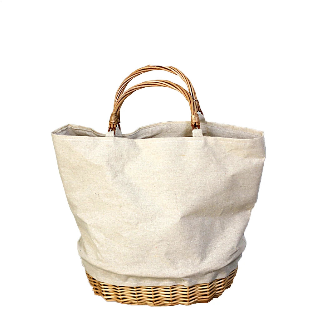 New Free Shipping Designer Bag Wicker Woven Basket En Patchwork Handbag Handmade Rattan Bag Bohemian Straw For Woman Travel Beach Bags Tote