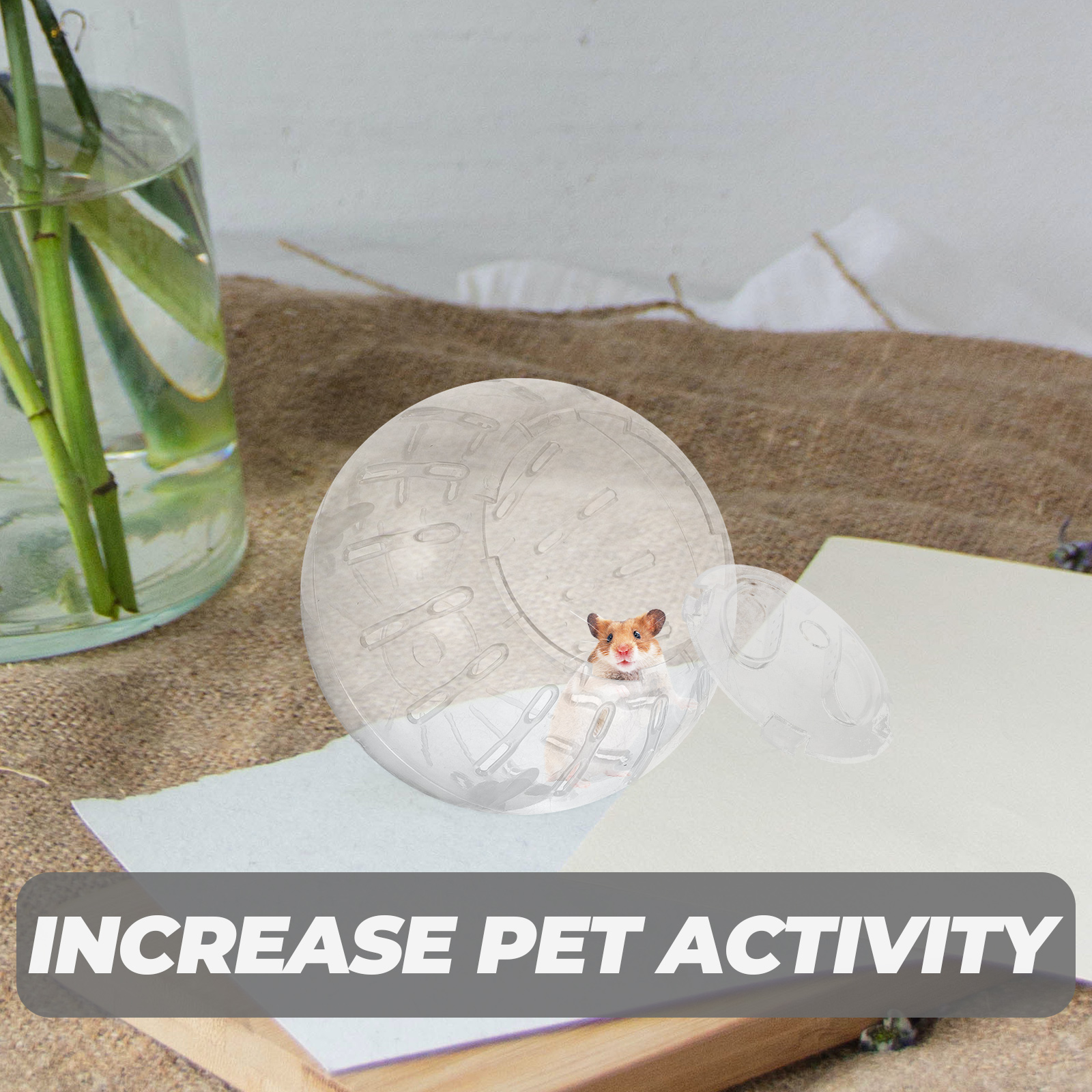 Hamster Running Ball Cage Rat Exercise Balls for Hedgehog Small Animals Pet Toys Dwarf Gerbil Chinchilla