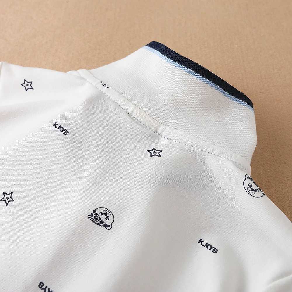 Boys Polo Shirt 2024 New High-quali Cotton Spring Autumn Long Sleeve Embroidered Top Kids Casual ClothingXJ241225