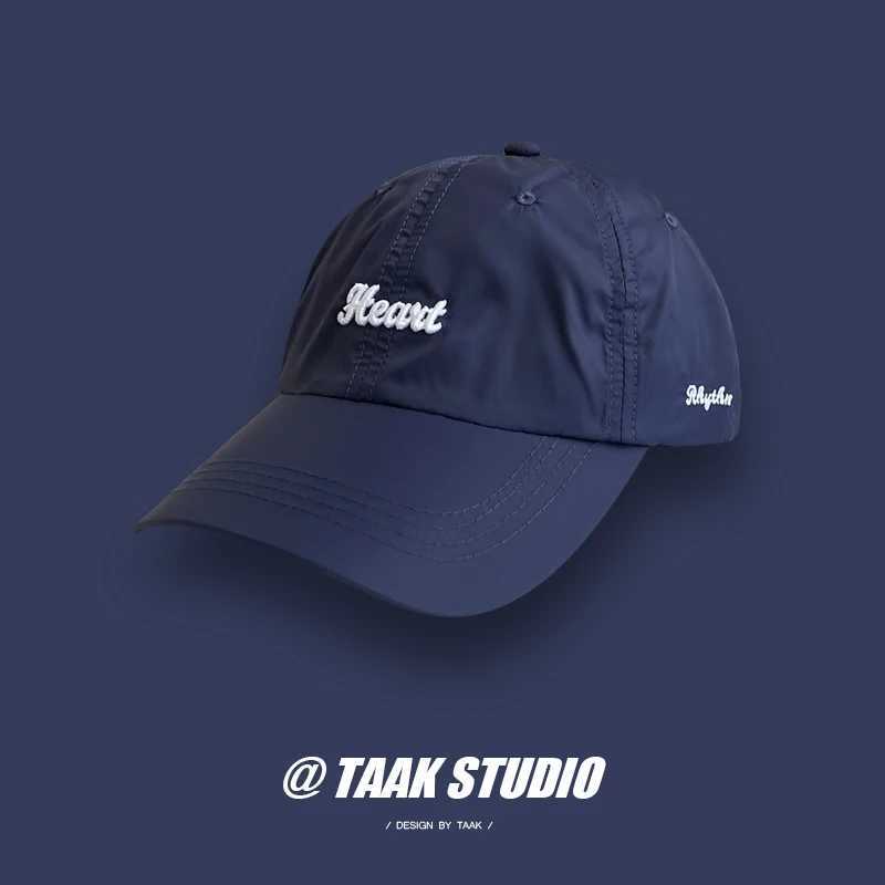 Outdoor lightweight quick drying hat baseball cap womens summer Korean Hipster sun protection small leather hat W241225