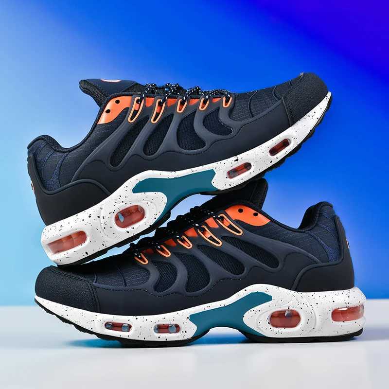Hot Selling Men Running Shoes with Cushioning Anti Slip Big Size 37-46 Outdoor Tennis Shoes Classic Training Fitness SneakersC250304