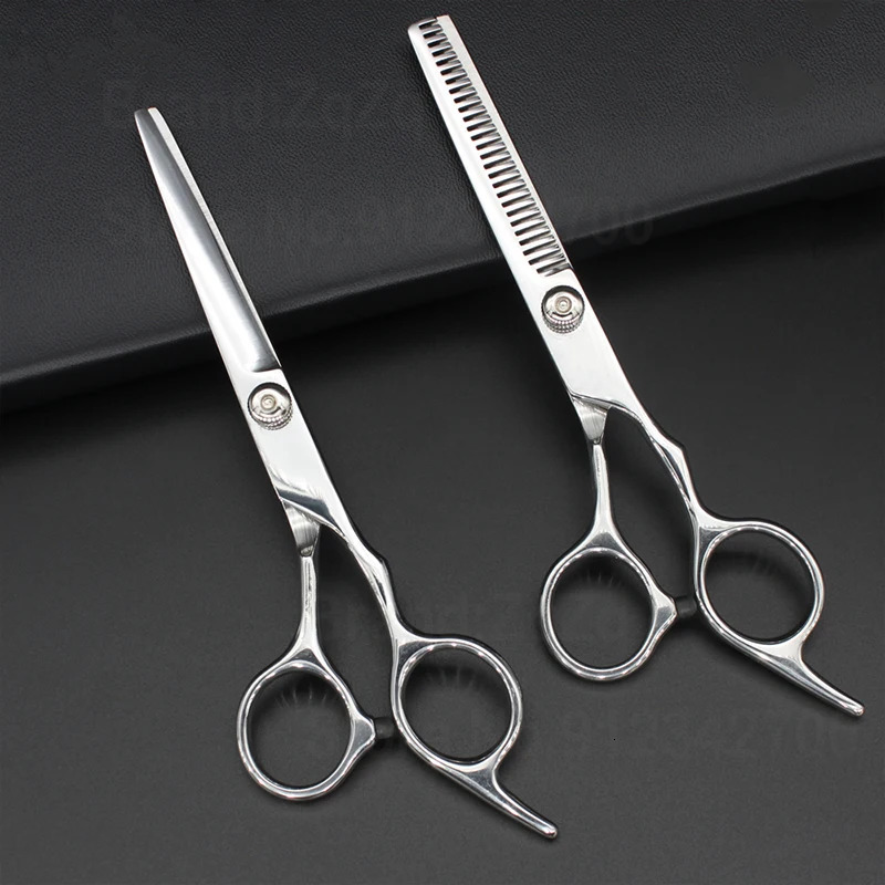 ZqZq 6 Inch Stainless Steel Hairdressing Scissors Cutting Professional Barber Razor Shear for Men Women Kids Salon 241225