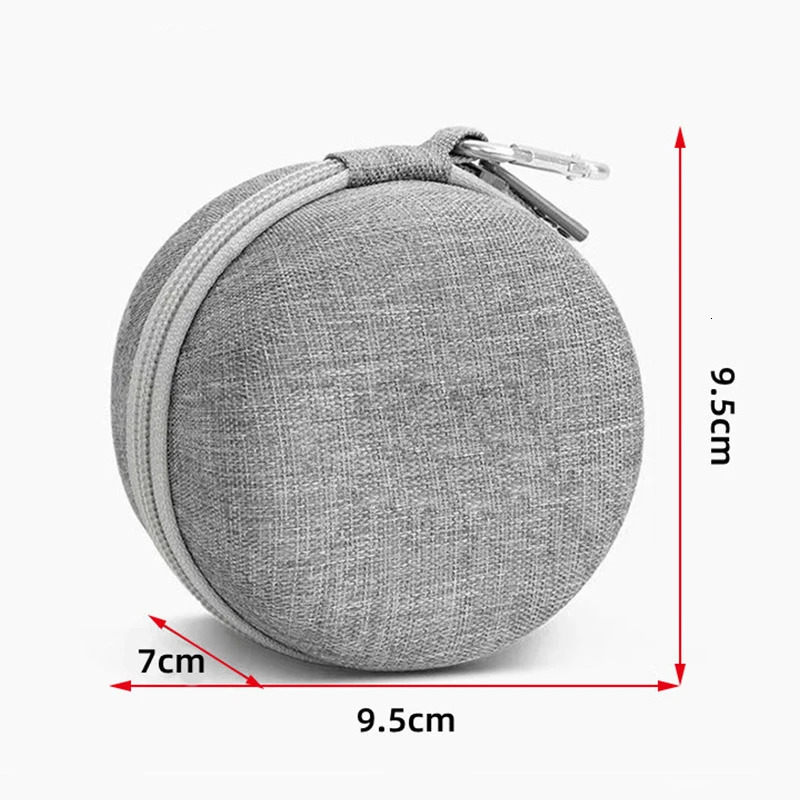 EVA Single Watch Travel Case Portable Storage Organizer Shock-Resistant Waterproof Smartwatches Zippered Container Box 241225