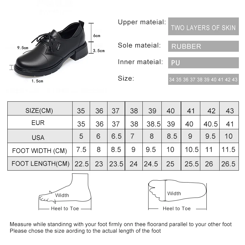 AIYUQI Women Oxford Shoes British Style Loafers Women Large Size Non-Slip Genuine Leather Women's Shoes