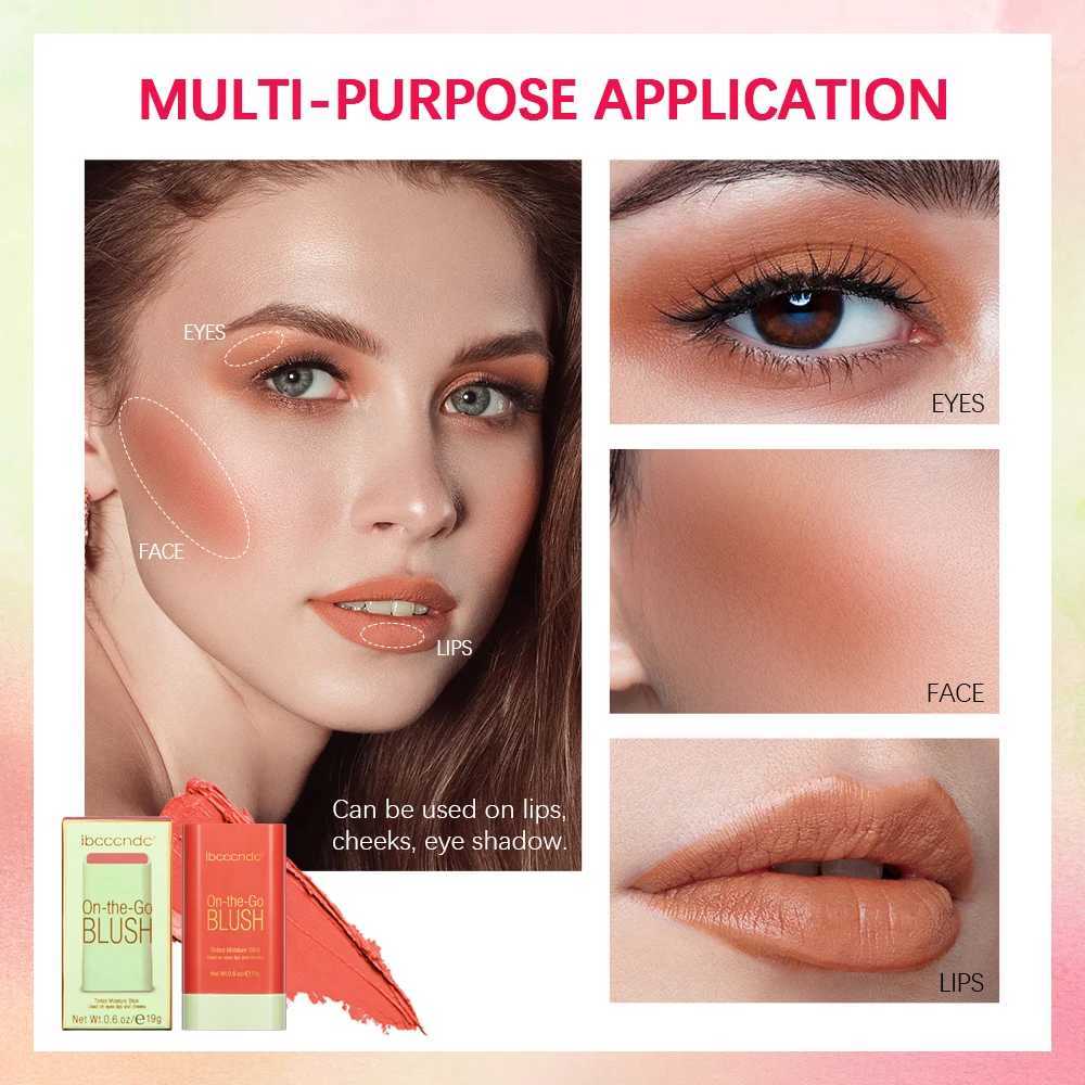 Multi-Functional B Stick Easy Color Rouge Ber Cream Waterproof High Color Rendering Brightening Tone B StickXJ241225