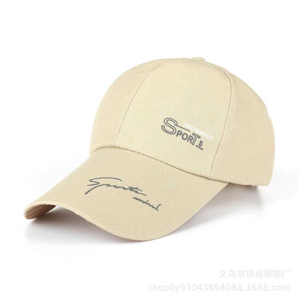 Outdoor sports baseball cap letter printed foot cap mens breathable sun protection bicycle fishing climbing sun hat W241225