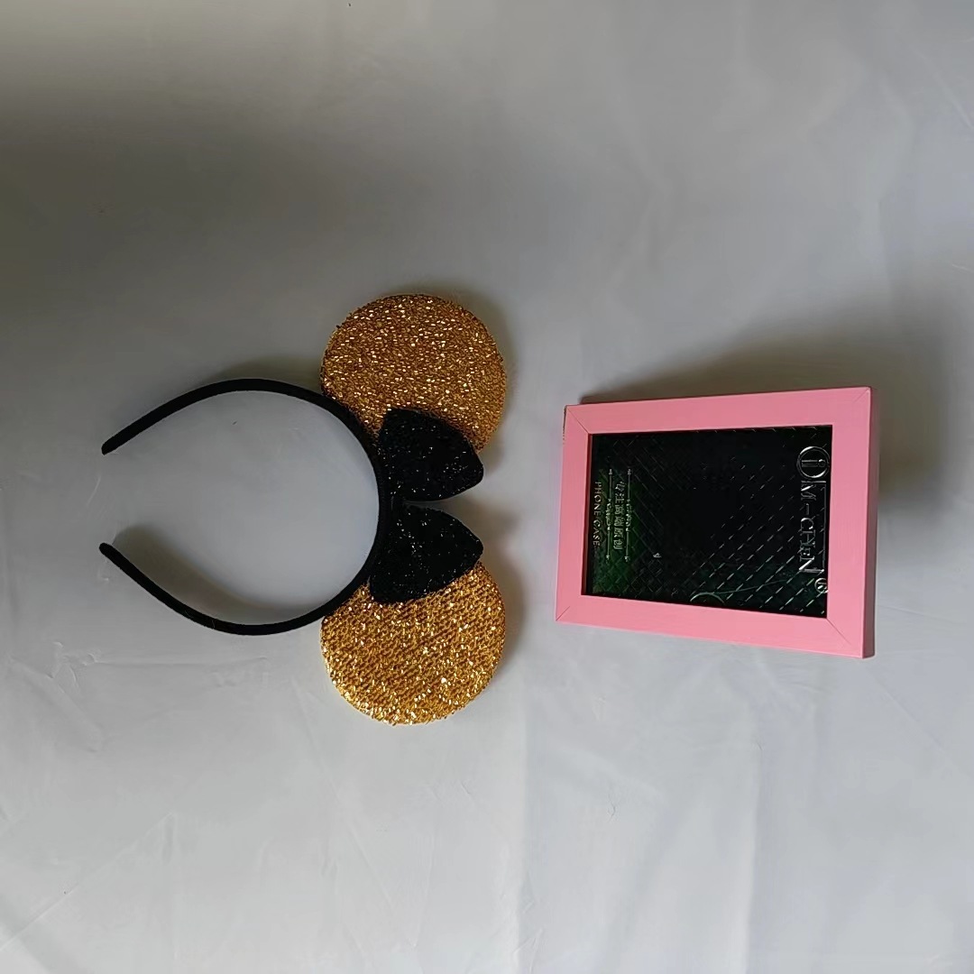 Hairband Cartoon Mouse Ears Bow Children's Performance Party Headwear