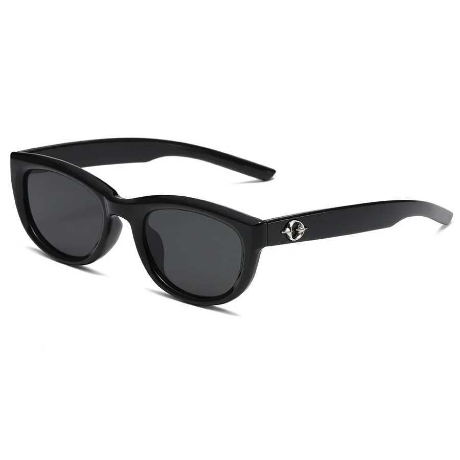 Retro oval frame Sunes personalized runway small frame Sunes men/text universal UV400 glasses X2412251
