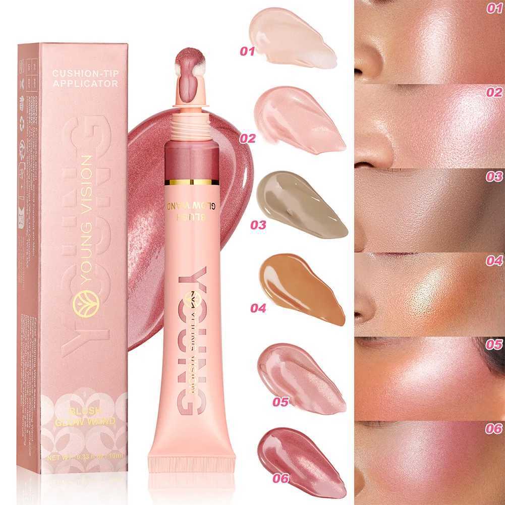 Liquid Air Cushion B Glitter Delicate Rendering Natural Fit Cheek Rouge Cream Long Wear Highlight Shadow Contouring StickXJ241225