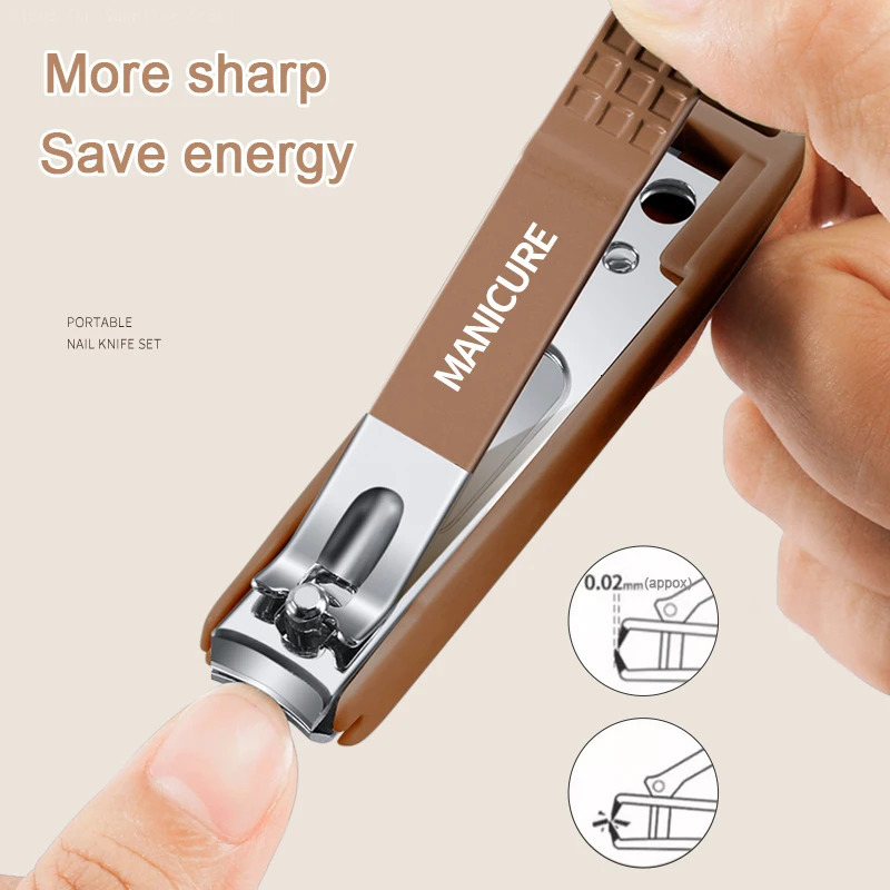 5/6 pcs Nail Clipper Set HighGrade Household Nail Clippers Men Women Universal Pedicure Tools Simple Portable EDC Nail Tools 241225