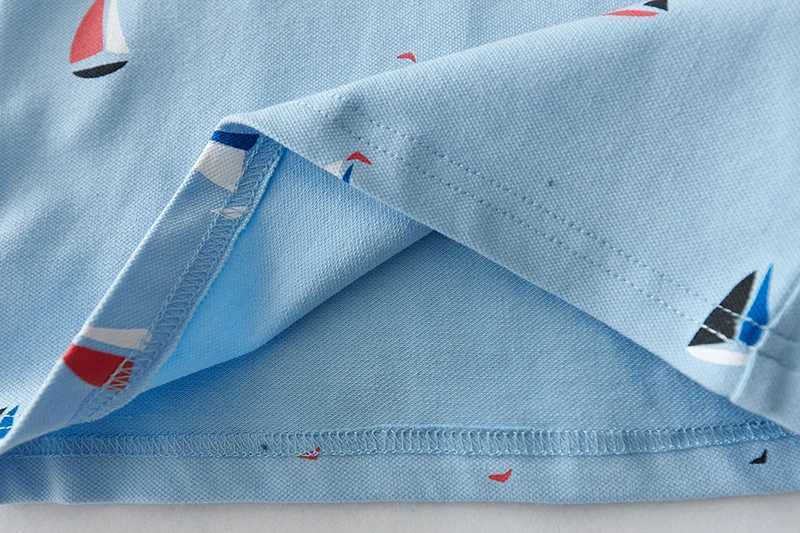 1-6T High Quali Summer Cotton Baby polo Shirts boat kids Short Sleeve Clothes Bebe Boys Tops Toddlers ClothingXJ241225