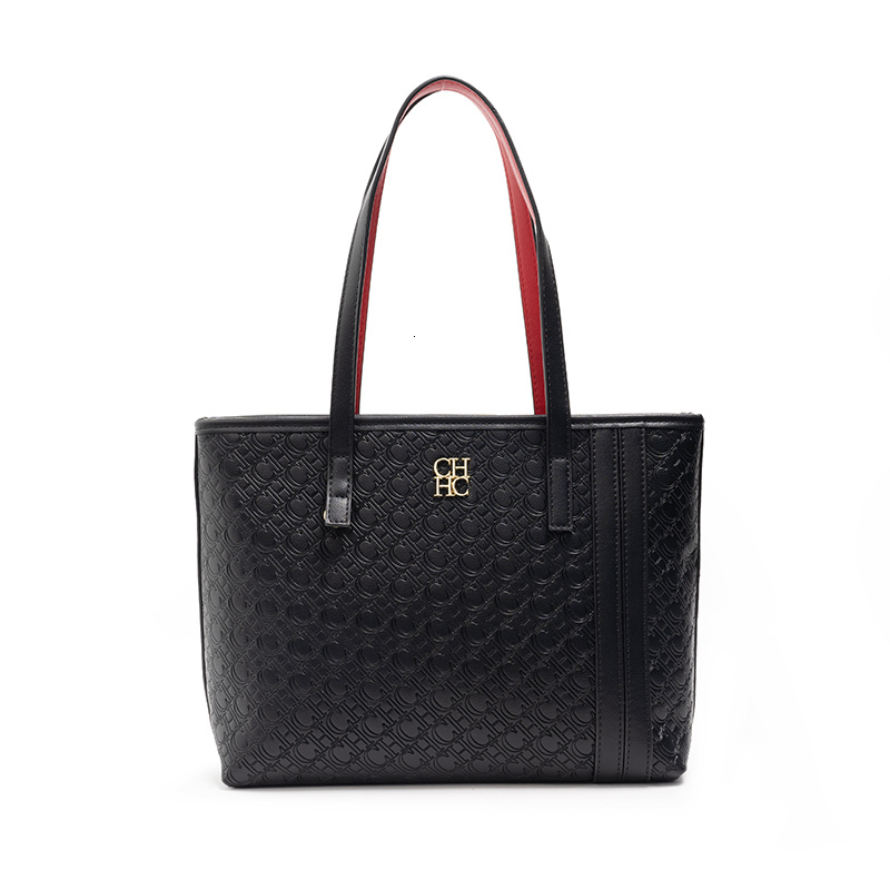 Designer Hot Shoulder Bags: CH Tote Pure Color Large Capacity Women's New Crossbody Bag With Letter Printing - Versatile Daily Style