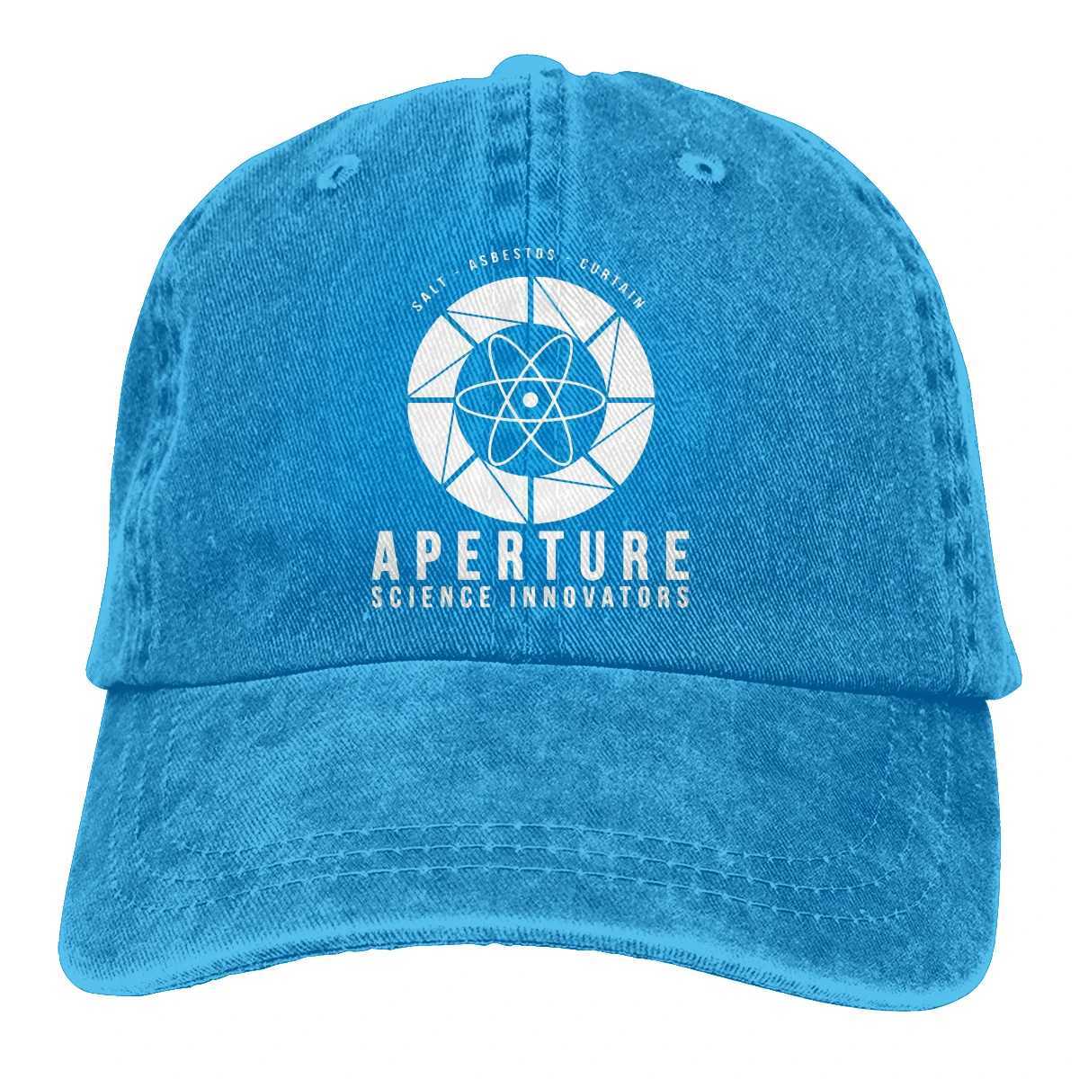 Aperture Science Baseball Hat Toe Hat Portal Game Chell Atlas P-Body Mens Sunshade Hat W241225