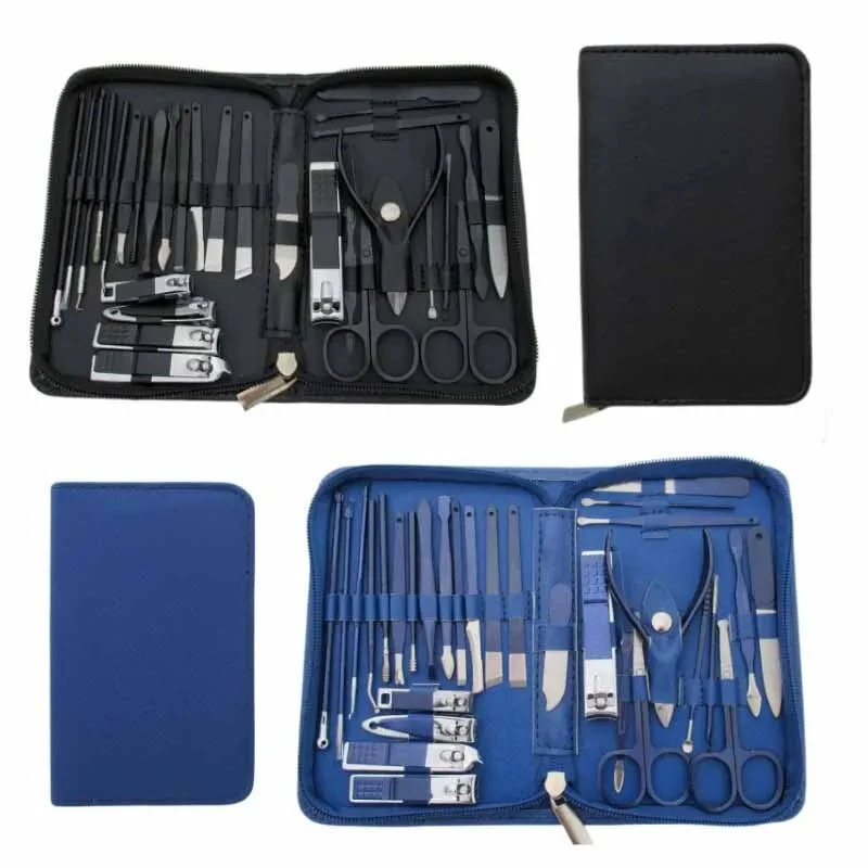 Manicure Cutters 30 PCs Nail Clipper Set Household Stainless Steel Manicure Kit Nail Clippers Pedicure Nail Scissors Tool 241225