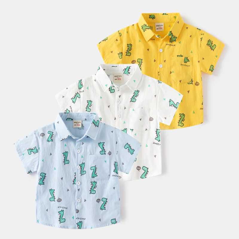 Childrens Summer Polo Shirt Tops for Boy New Clothing Short Sleeve Top Wear Kids CostumesXJ241225