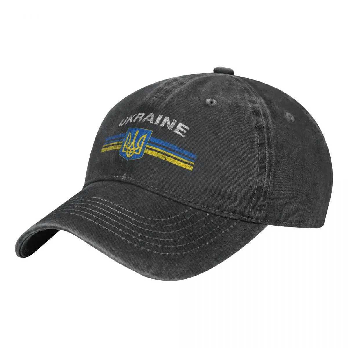 Summer Cap Sun Visor Ukrainian Emblem Ukrainian Flag Hip Hop Hat Cowboy Hat Peaked Hat W241225