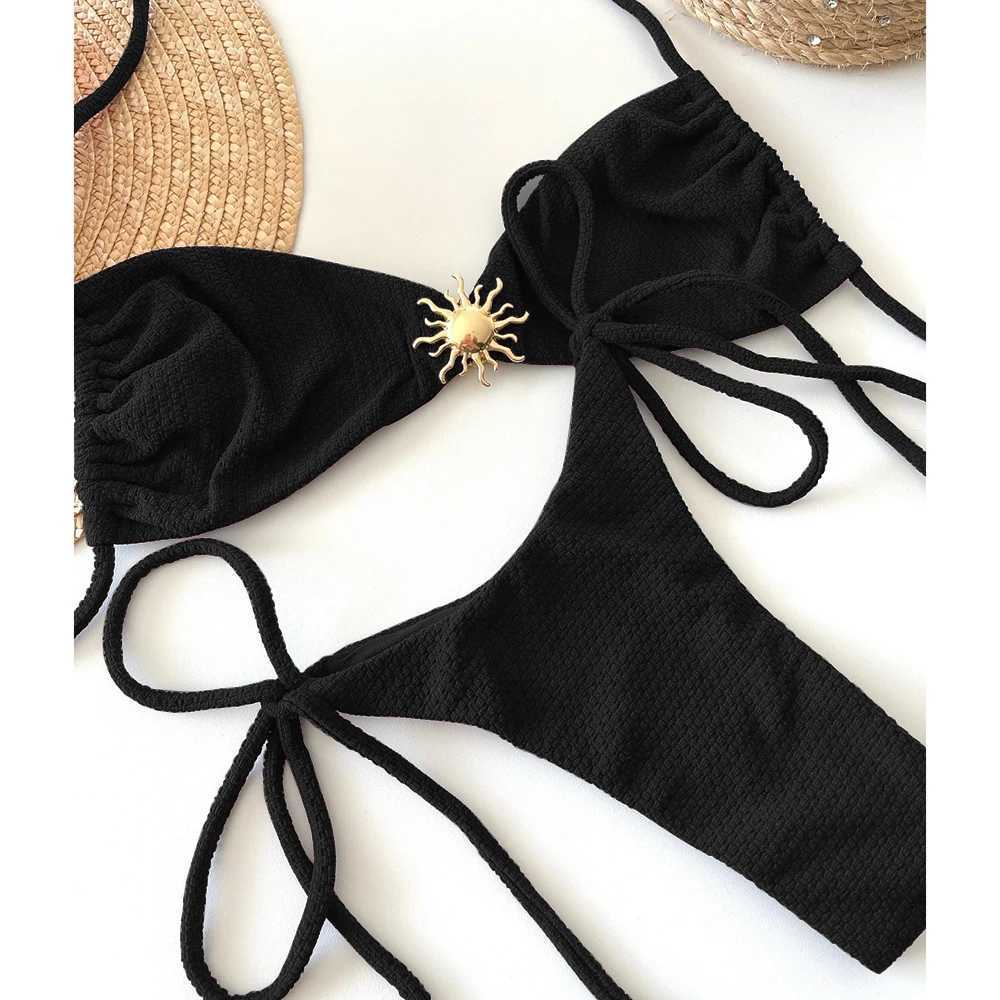 Mini bikini push up womens swimsuit 2025 sexy swimsuit Brazilian bikini set thong Biquini swimsuit summer beachwearW241225