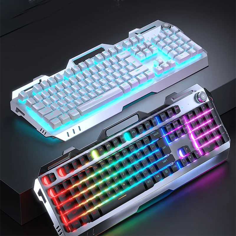 Wireless Gaming Keyboard Mechanical Keyboard 104 Keys Wireless Hot Swap Keyboard RGB Light Mac WindowsXJ241225