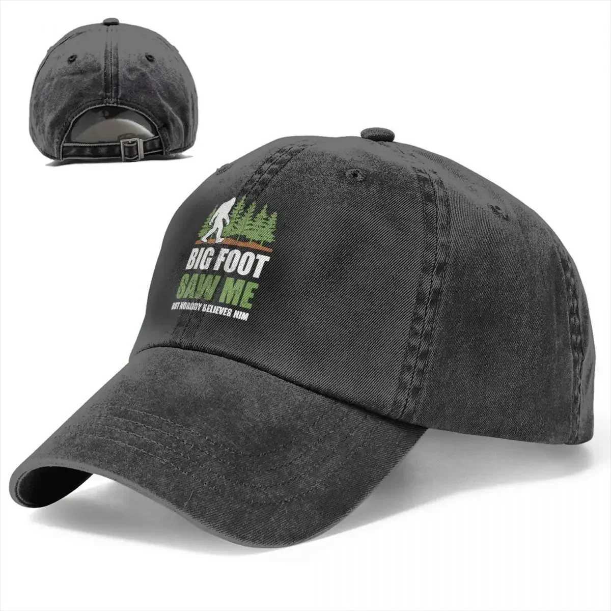 Bigfoot Multi colored Hat Toe Hat Mens Cowboy Hat Competition See My Faith Theme Baseball Hat Sunshade Hat Protective Hat W241225