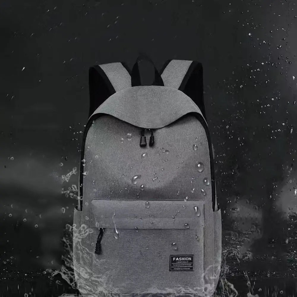 Trendy Mens Minimalist Backpack Versatile Backpack Large Capacity Student Backpack Computer Travel Bag Washable Backpack 241225