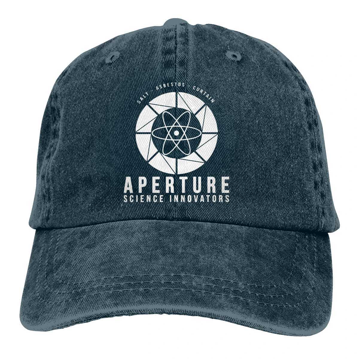 Aperture Science Baseball Hat Toe Hat Portal Game Chell Atlas P-Body Mens Sunshade Hat W241225