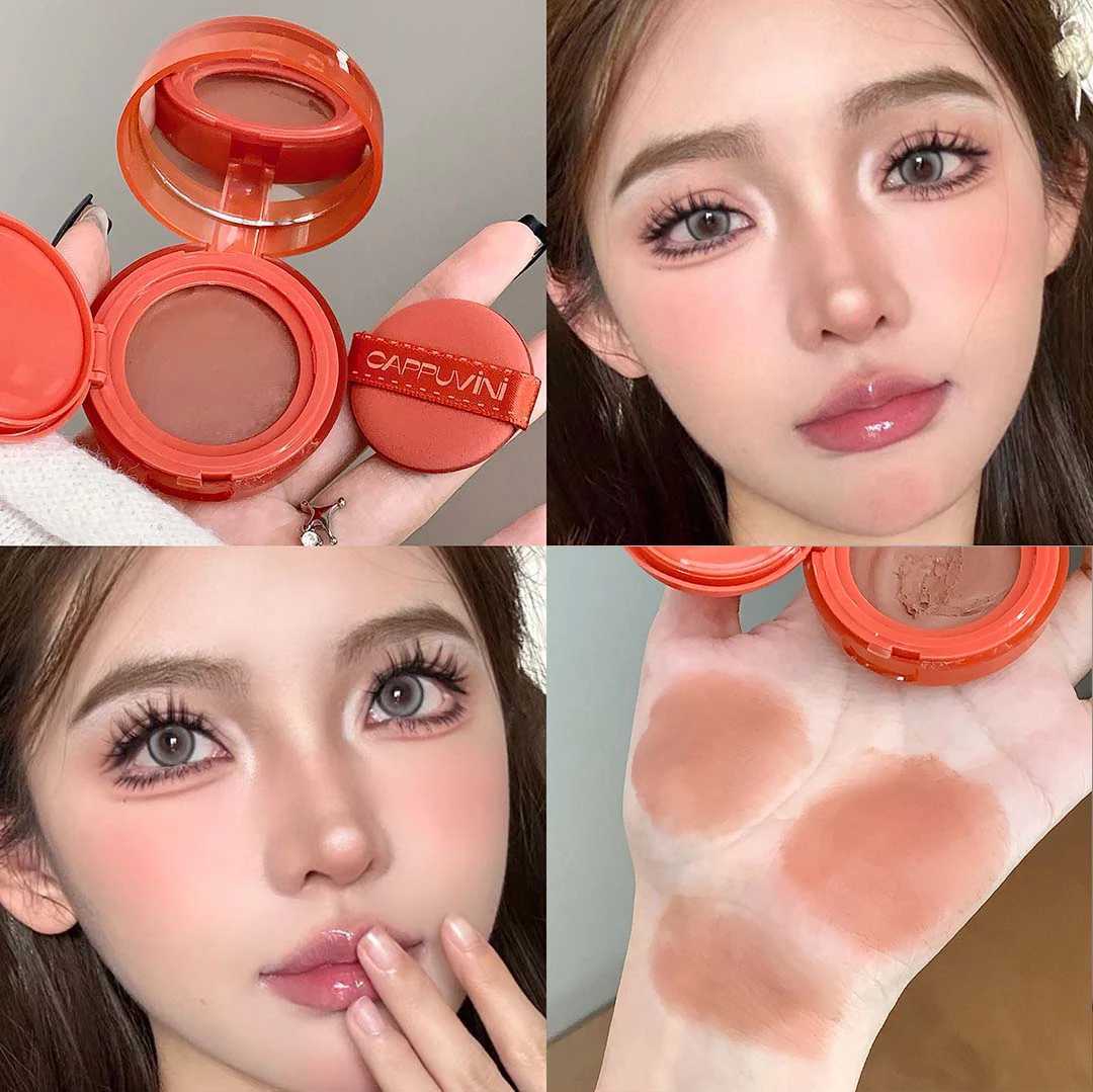 Soft Smooth B Cream Mud Pink Rose Brightening Expanding Color Long-lasting Moisturizing Cheek Tint Face Rouge High PigmentXJ241225