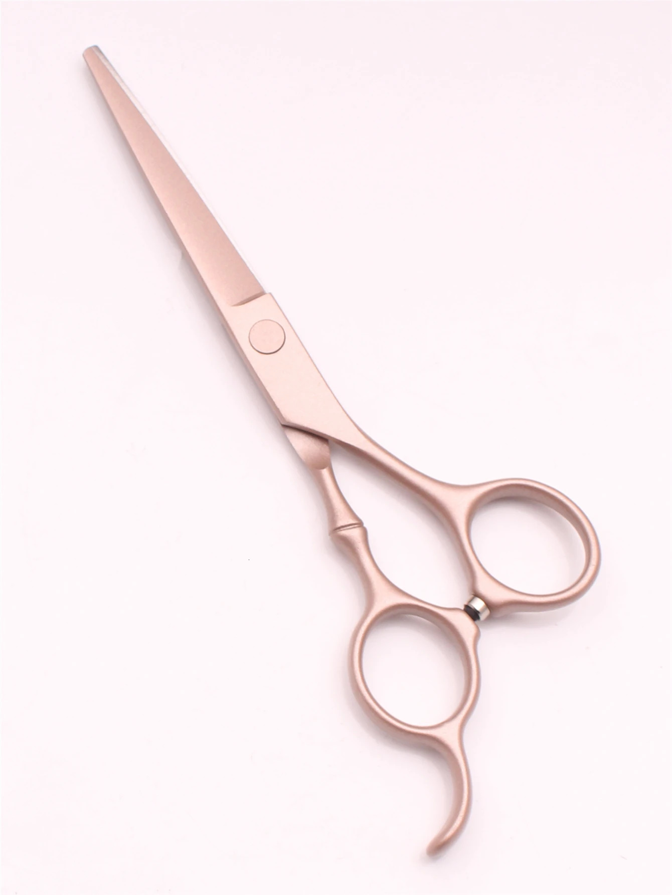 6 Hair Scissors Professional Bamboo-Shaped Handle Hairdressing Hairdresser Scissors Cutting Japan 440C Shears Rose Gold C9030 241225