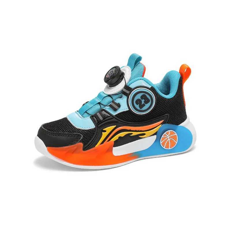 Athletic Outdoor Bchildren Shoes Boys Sneaker Breathable Non-slip School Basketball Kids Sneaker Comfortable Sports Tennis Shoes for Boy H241223