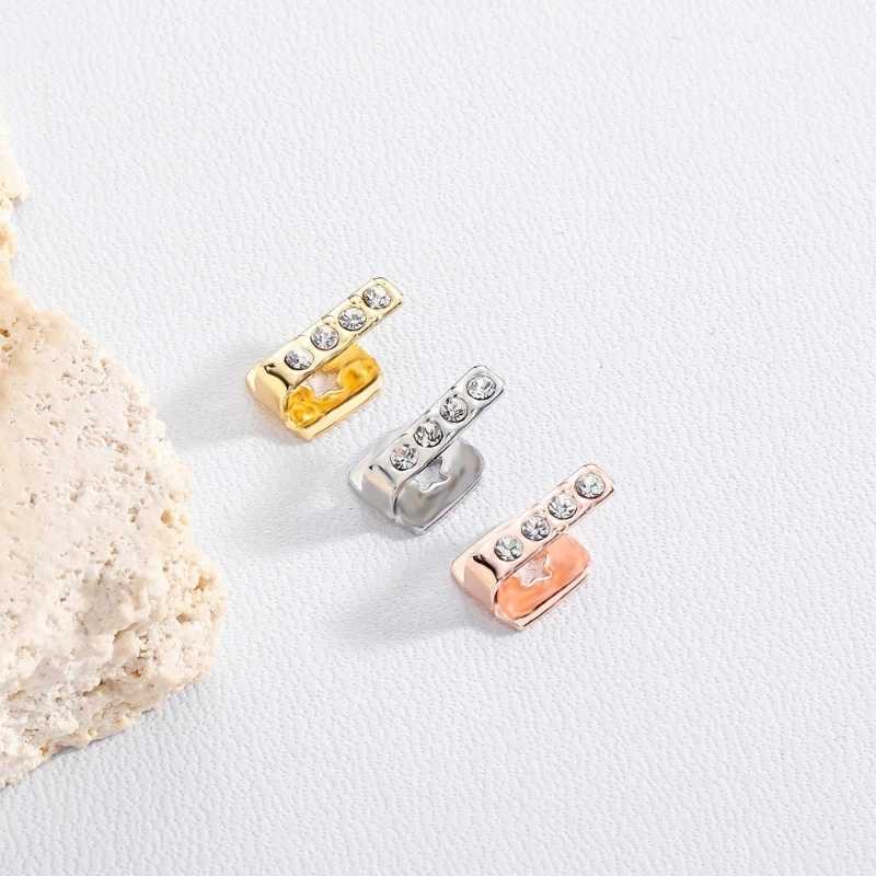 Fashionable Tooth Cs Hollow Single/Double Vertical Teeth Cs Dental Grills Jewelry Unique Dental Accory for WomenXJ241225