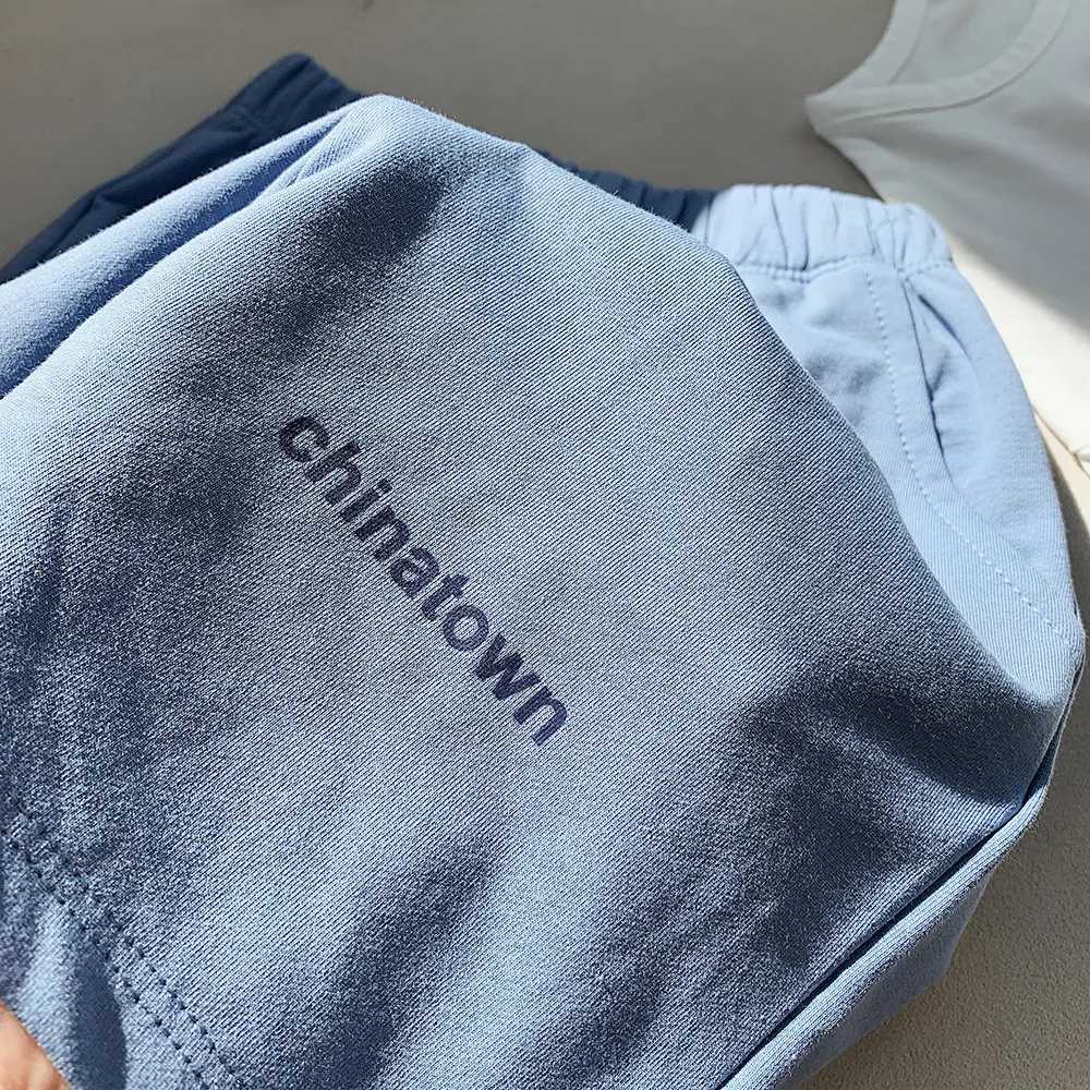 Clothing Sets Childrens New Shorts Casual Wear Summer Boys Girls Shorts Casual Childrens Sweatpants Tide Baby Summer Sweatpants ShortsY241225IV2S