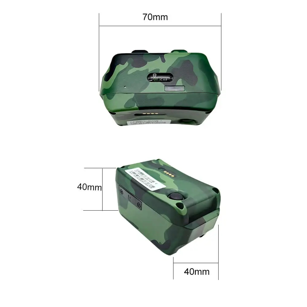 4G Hunting Dog GPS Collar Waterproof 4000mAH Capacity Animal Tracking Pet Locator Free APP With Shock/Beep/Light Function