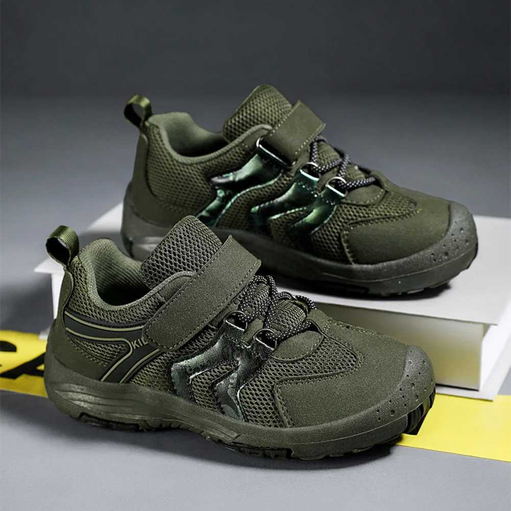 Athletic Outdoor Boys and girls sports shoes anti slip hiking shoes sports walking shoes running shoes H241223