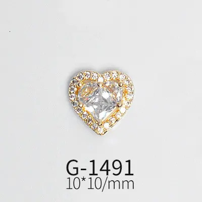 10pcs/lot 3D Love Flower Zircon Crystals Metal Alloy Rhinestones Jewelry Nail Art Decorations Nails Accessories Charms Supplies 241225