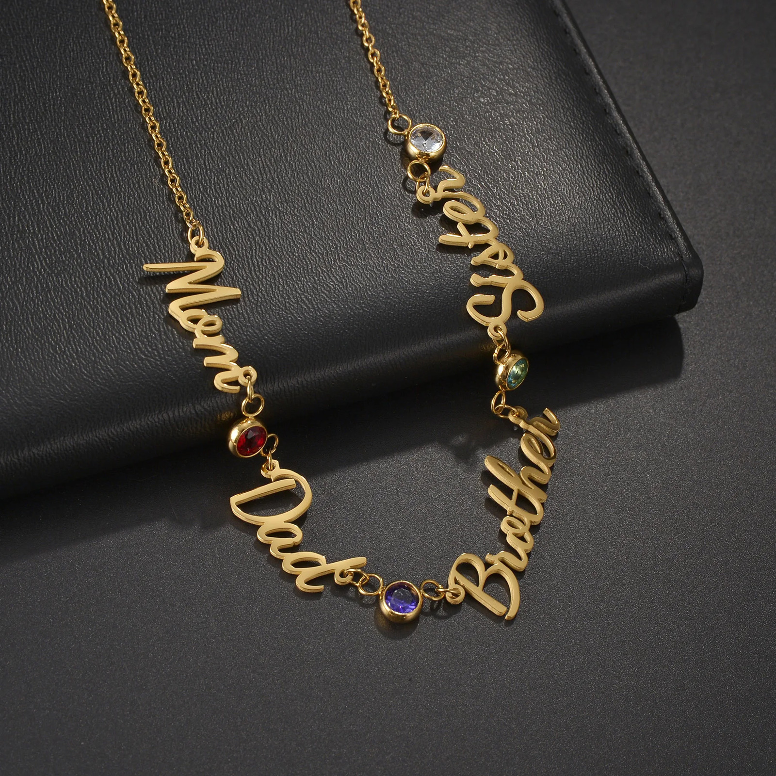 Atoz Personalized Custom Names Zircon 2 Layer Waist Chain for Women Stainless Steel Sexy Body Chain Birthday Jewerly Gift 241225