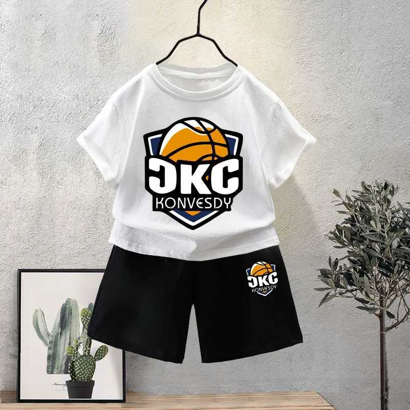 Clothing Sets Summer Baby Boy Clothes Set Children Girls Casual Short Sleeve Fashion T-shirts and Shorts 2pcs Suit Kid Letter Printed OutfitsY241225BD