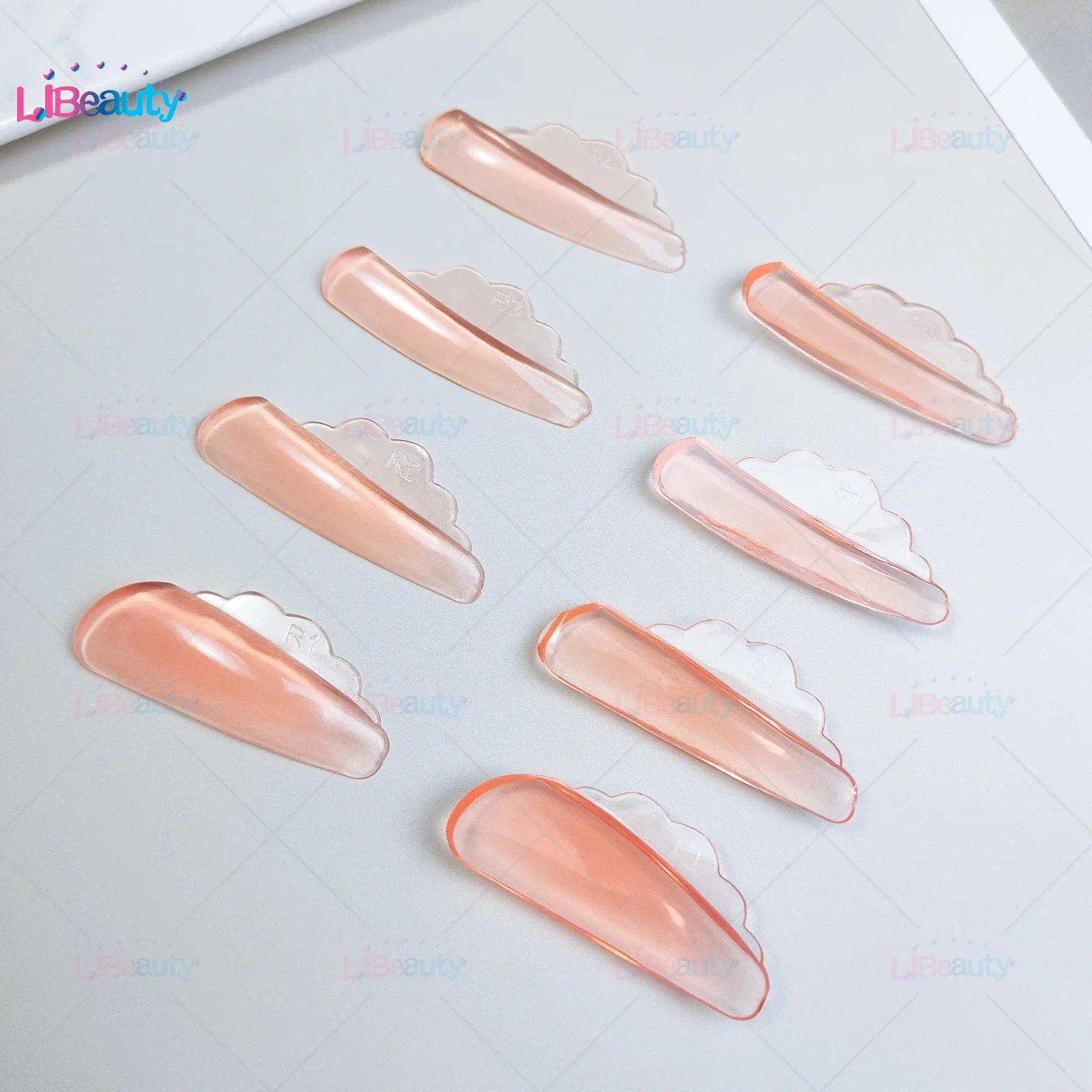 Libeauty Different Curl Free Glue Eyelash Rod Sticky Lashes Rods Shield 3D Eyelash Curler Makeup Accessories Tool 241223