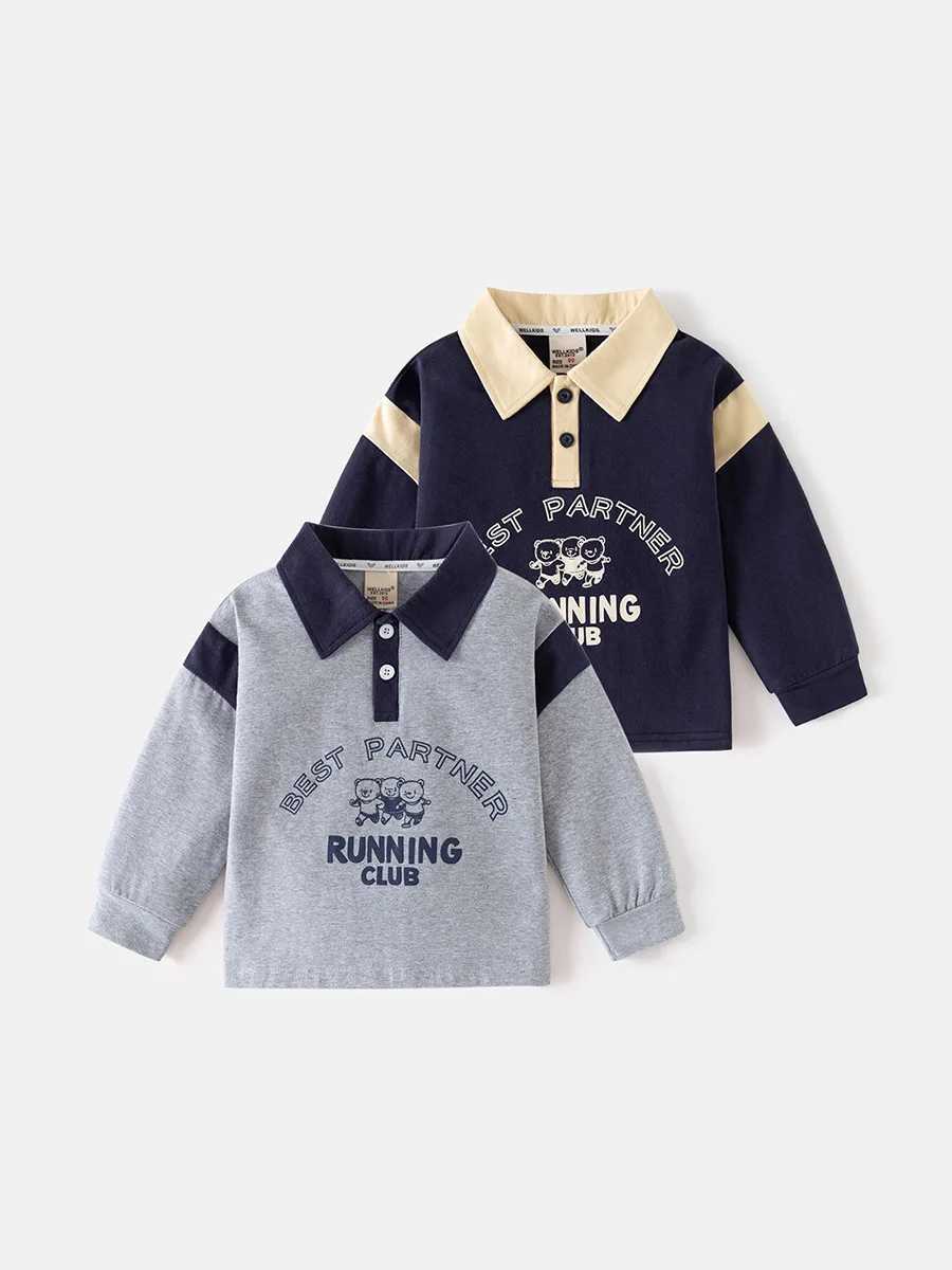 Children Autumn Clothing Boy Polo Shirt Kids Top Wear Boys Clothes Child CostumesXJ241225